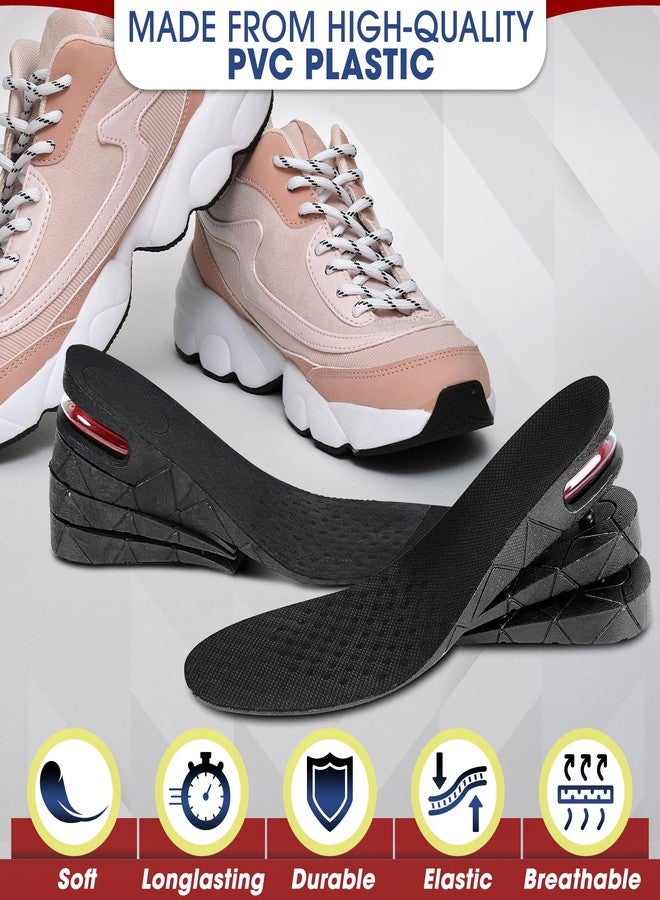 ZOKLU Height Increase Insoles for Men and Women – 4-Layer Adjustable Height Boosters with 1.2–3.5" PVC Layers, Trim-to-Fit Comfort, Orthotic Fit for US Sizes 4.5–9 – Shoe Lifts Men for Sneakers and Boots - Image 3